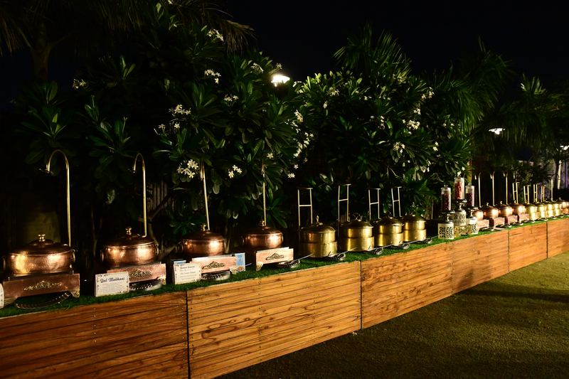 Elegant outdoor catering setup in Greater Noida