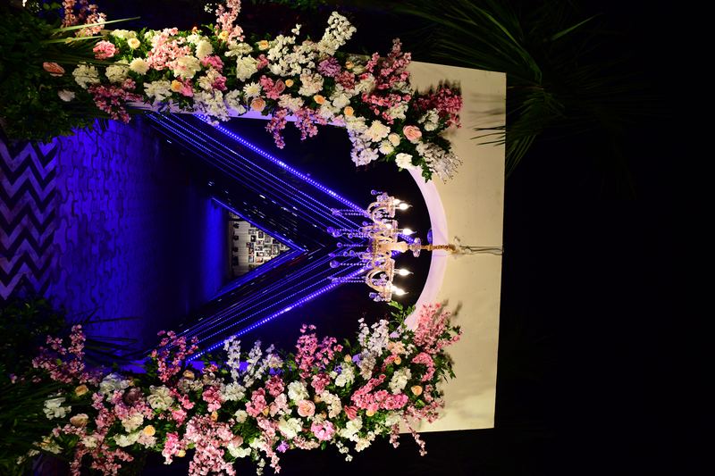 Elegant floral archway for wedding in Greater Noida