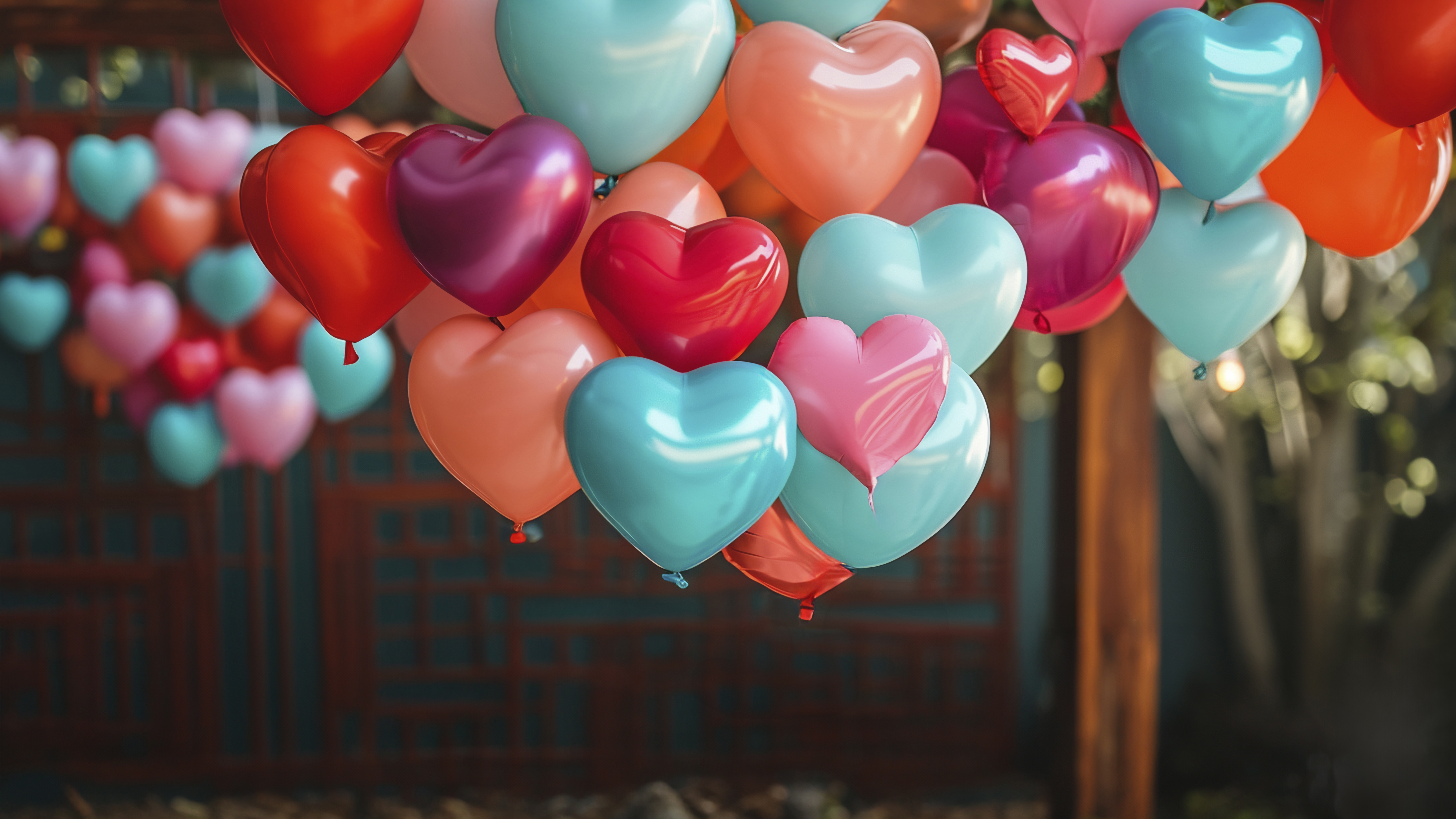 3d Rendering Valentines Day Ballons - Birthdays event in Noida