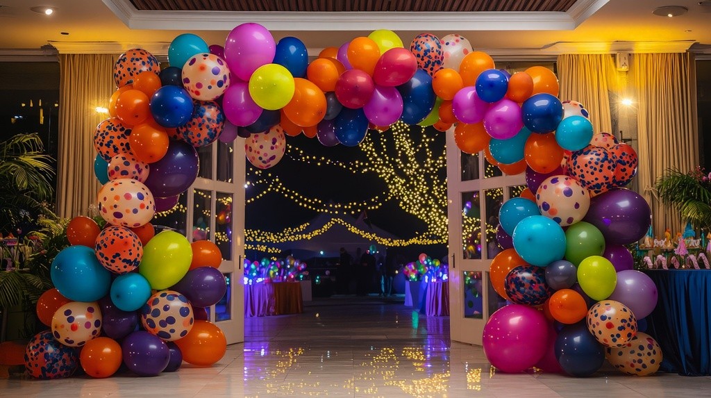 Balloon Arch 1x Smaller - Birthdays event in Noida