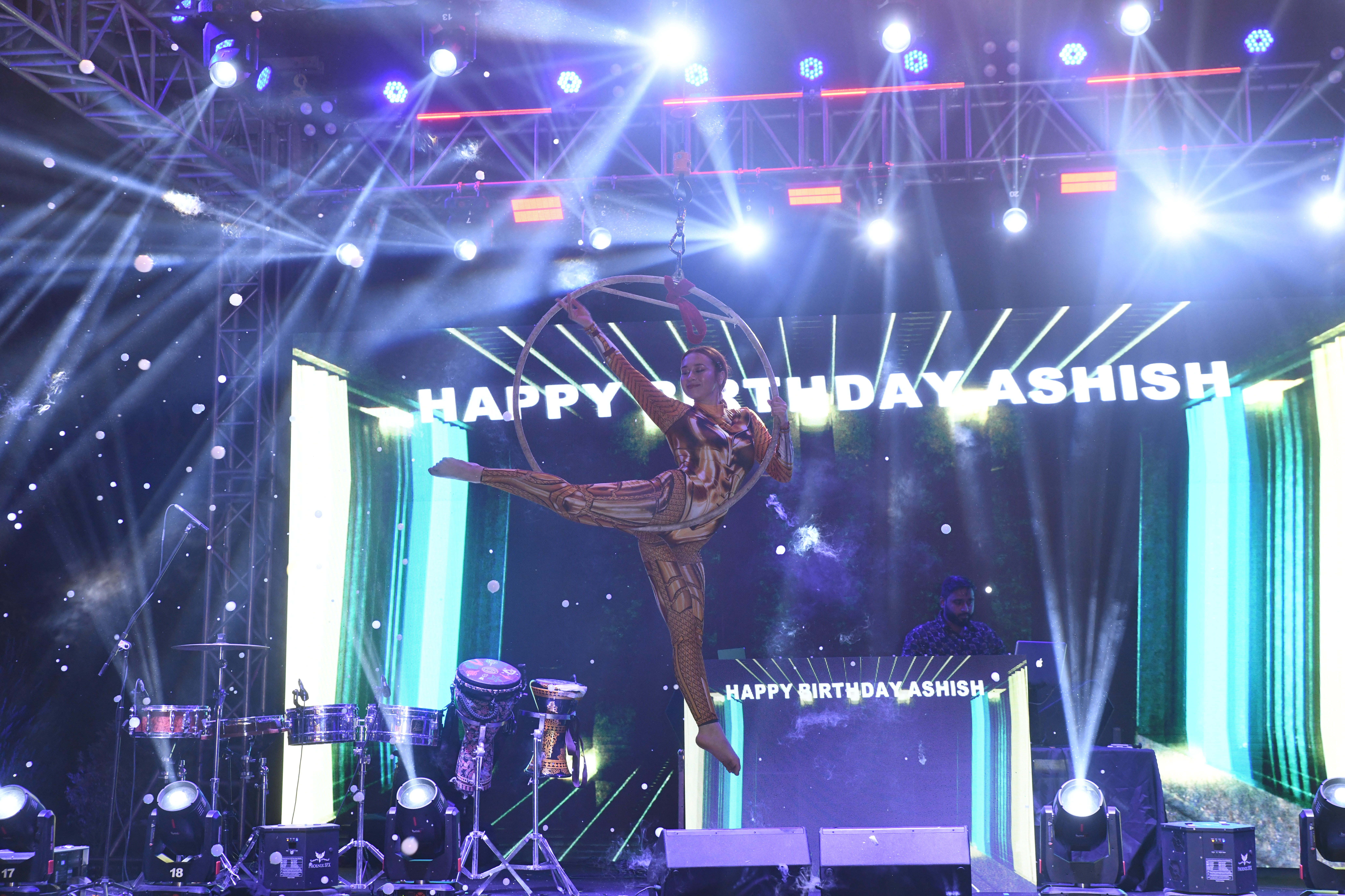 Elaborate wedding stage setup in Greater Noida